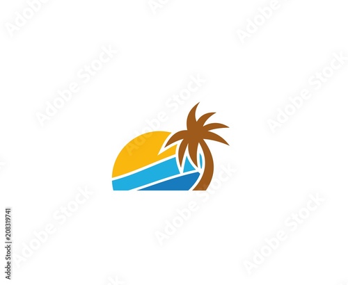 Beach logo © zera93