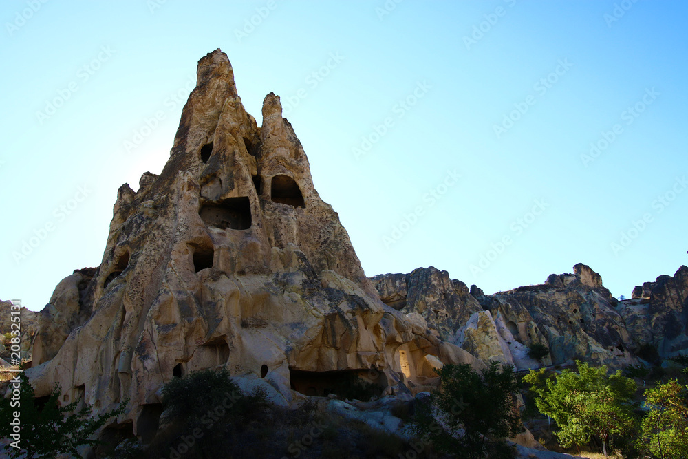Naklejka premium Boys monastery in cappadoccia