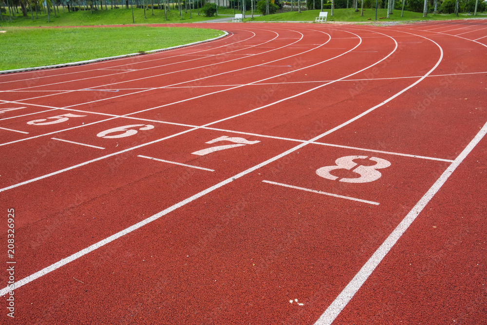 Fototapeta premium Racetrack for athletics.