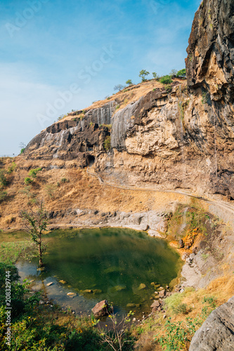 Ellora Caves ancient ruins in Maharashtra, India