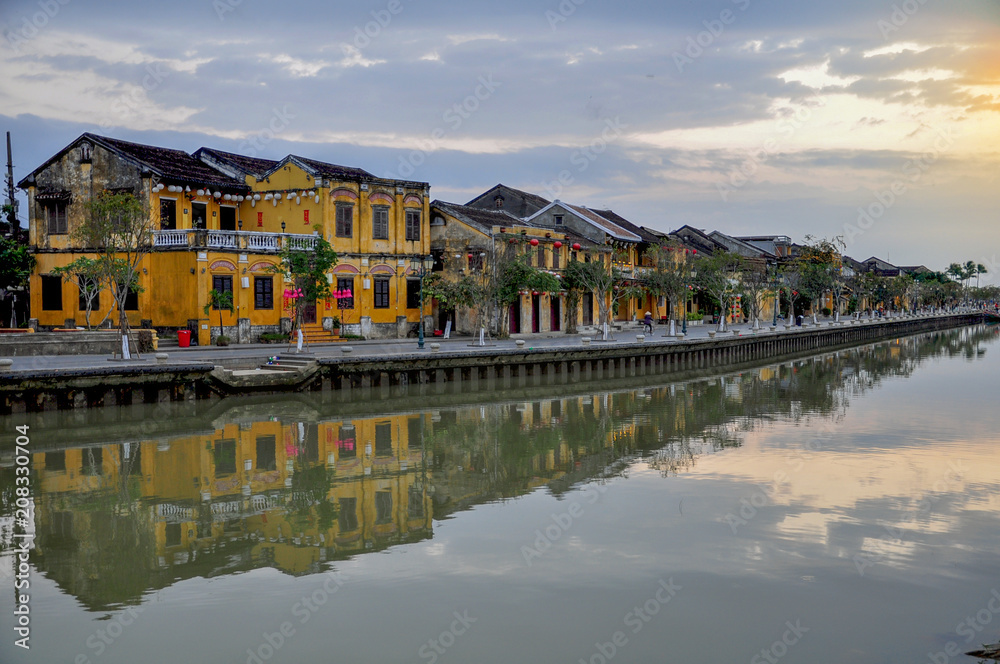 Hoi An with colonies style of portuguese house a beautiful place to visit in Vietnam