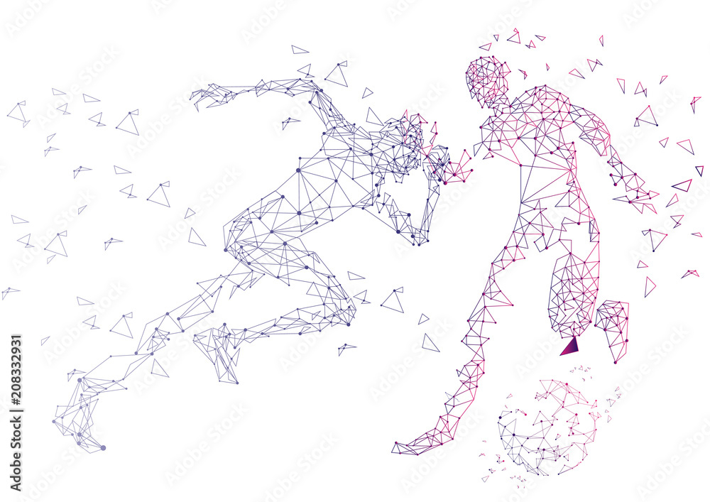 technology football background technology football background