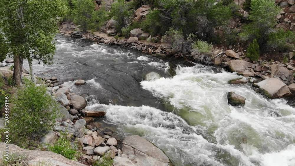 Arkansas river white water rapids near Buena Vista, Colorado, USA Arkansas river white water rapids near Buena Vista, Colorado, USA