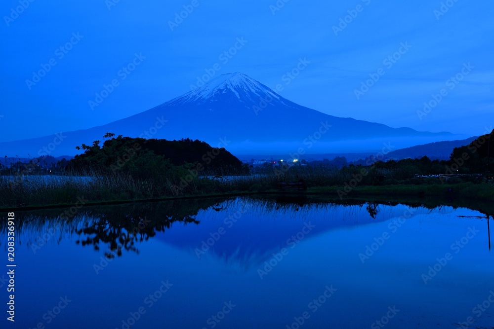 ブルーワールドの富士山