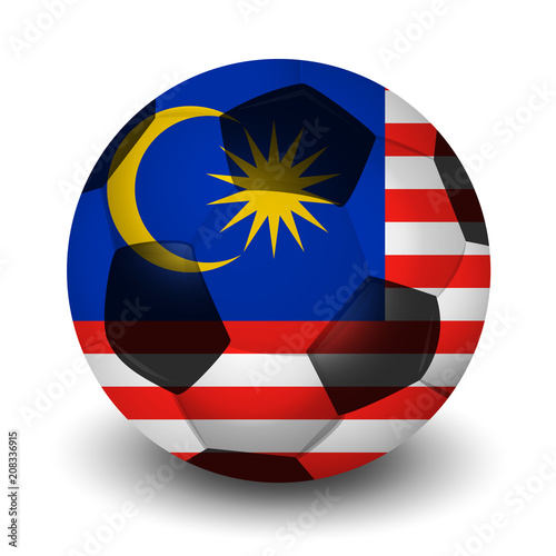 マレーシア　サッカー　国　アイコン