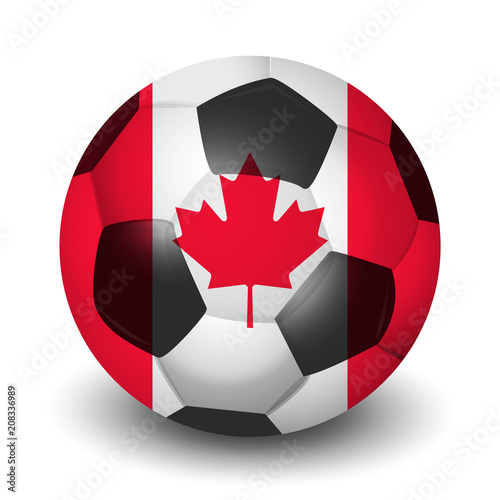 カナダ　サッカー　国　アイコン
