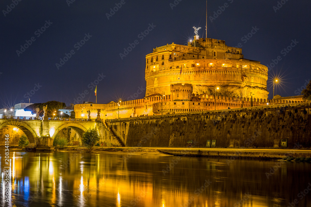 romantic Rome by night