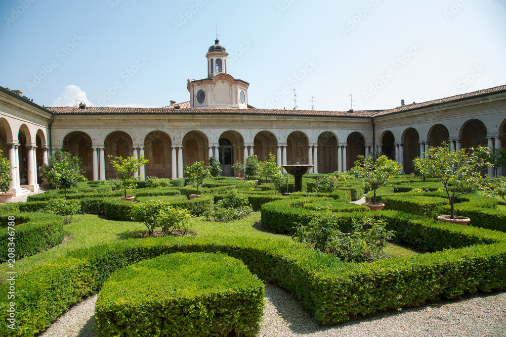 Mantova, giardino palazzo Te