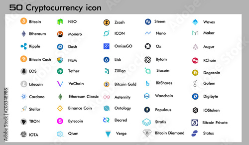 Top ranking of crypto currency market icon