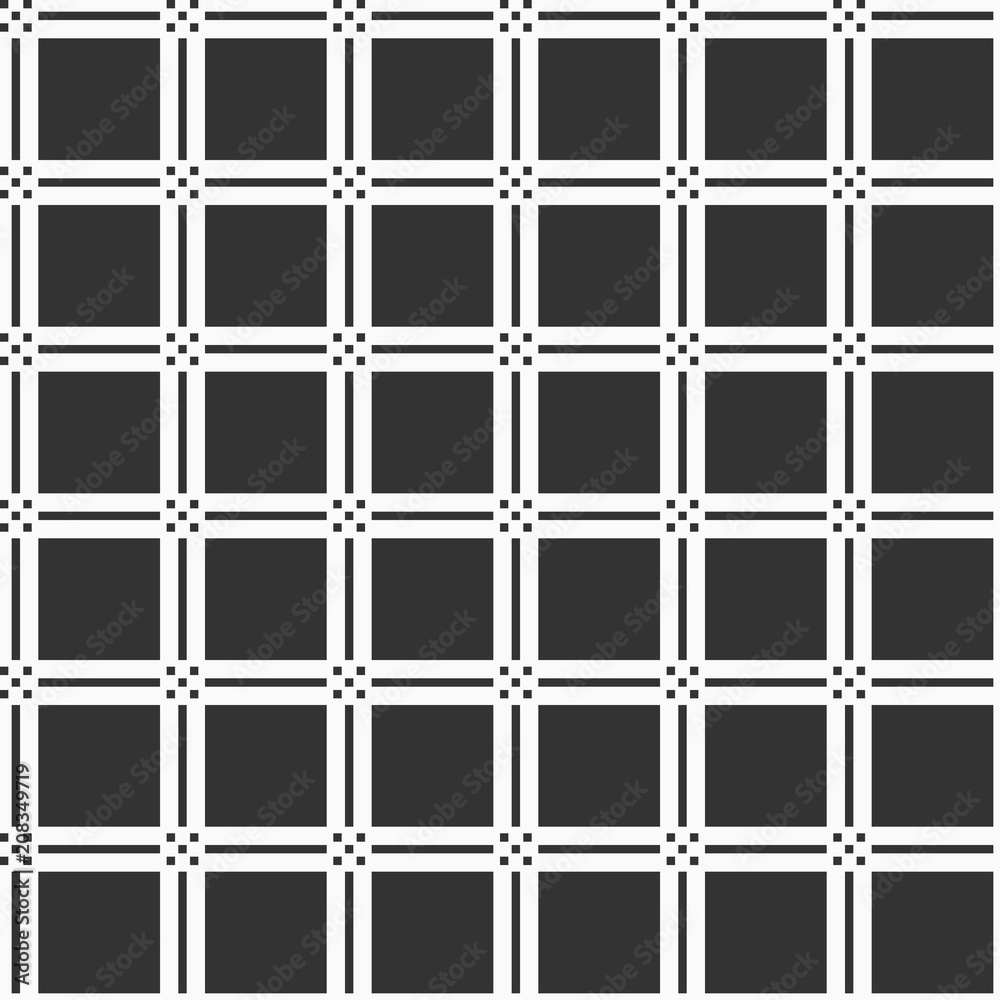 Abstract geometric seamless pattern of squares.