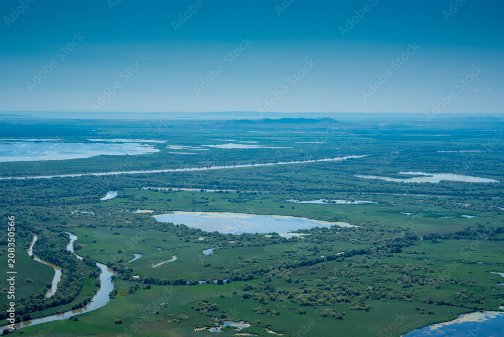Danube Delta Aerial View over Unique Nature Danube Delta Aerial View over Unique Nature