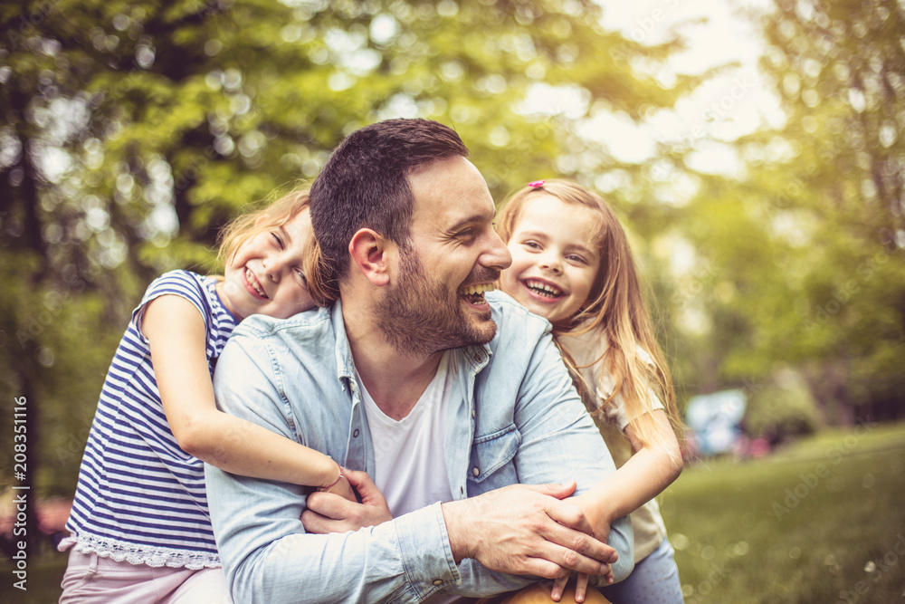 Fototapeta premium Sunny day at park.