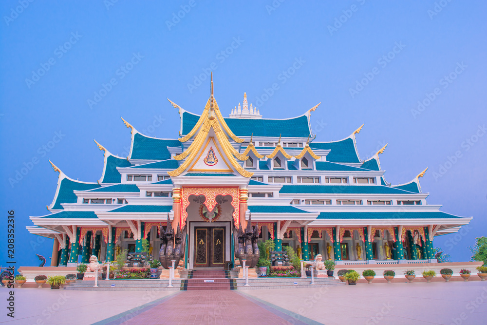 Fototapeta premium wat Pa Phu Kon Udon Thani in the Isan in Thailand.