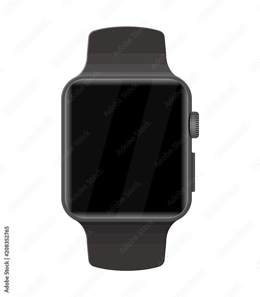 Smart watch isolated on white. Smart watch isolated on white.