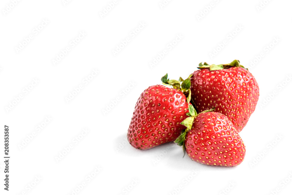 Strawberry isolated on white background. Strawberry isolated on white background.