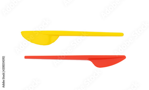 Disposable Coloured Plastic Knives