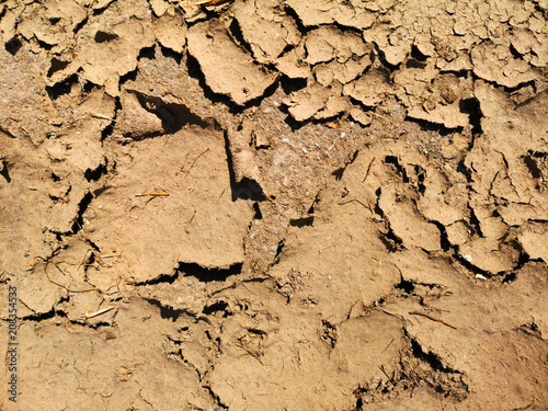 ausgetrockneter Boden - global warming