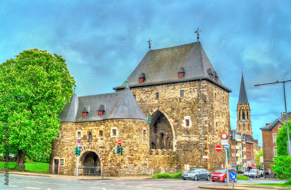 Ponttor, a medieval city gate of Aachen in Germany Ponttor, a medieval city gate of Aachen in Germany