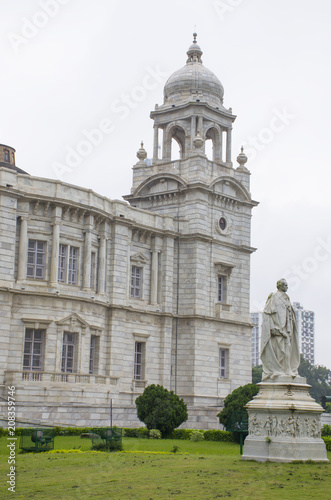 The palace in India to Kolkata Victoria Memorial Hall 