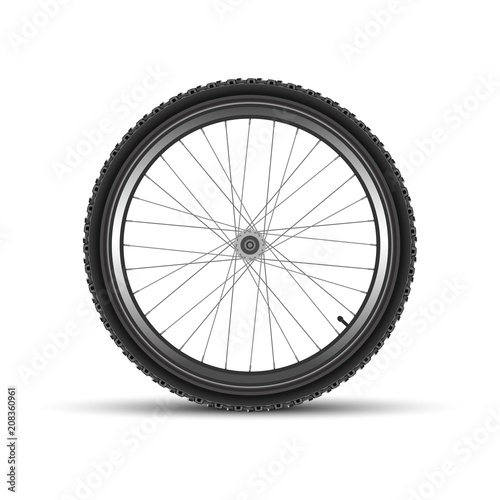 Front wheel of bike nip