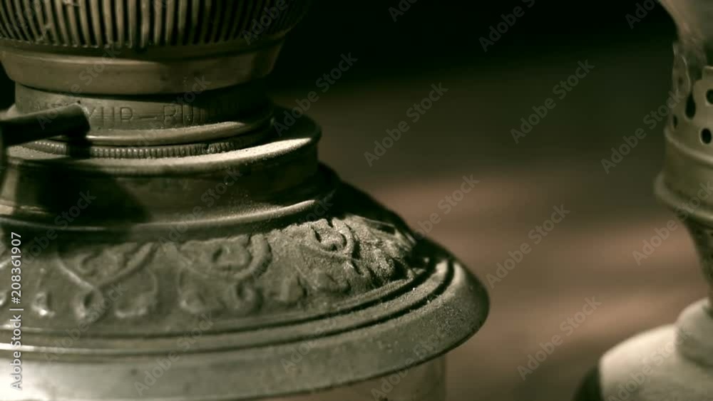 old kerosene lamps close up old kerosene lamps close up