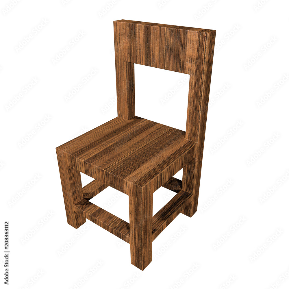 wooden chair wooden chair