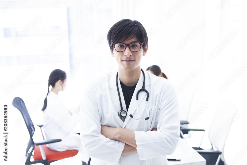 若手男性医師のポートレート 若手男性医師のポートレート