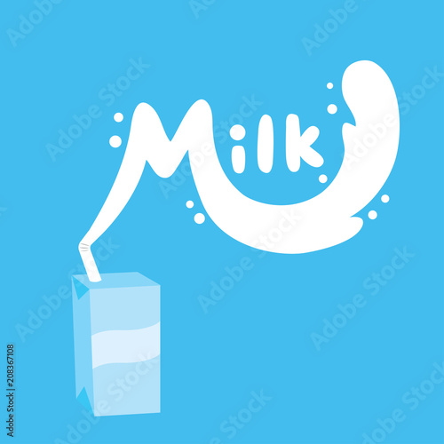 Splash milk is wold milk vector. 