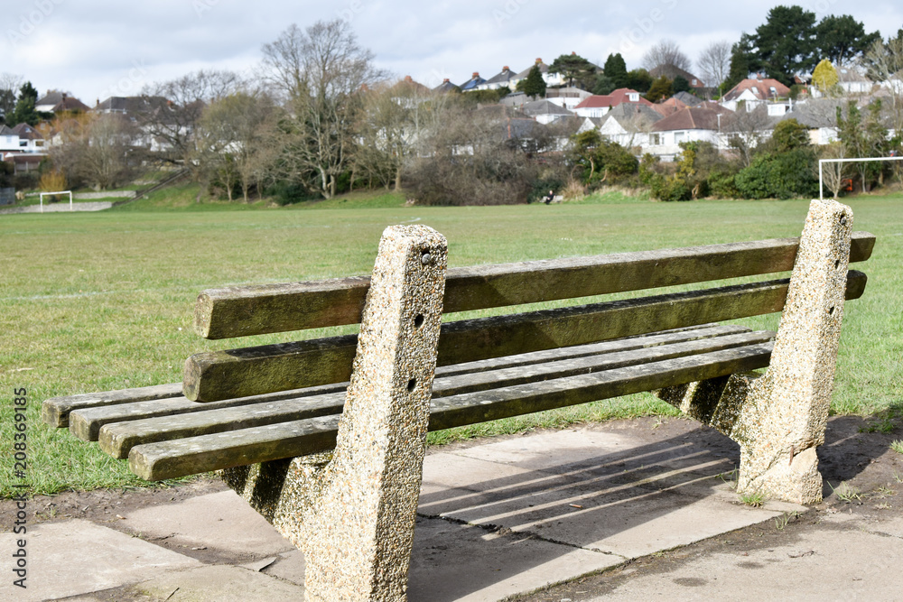 Bench in the park Bench in the park