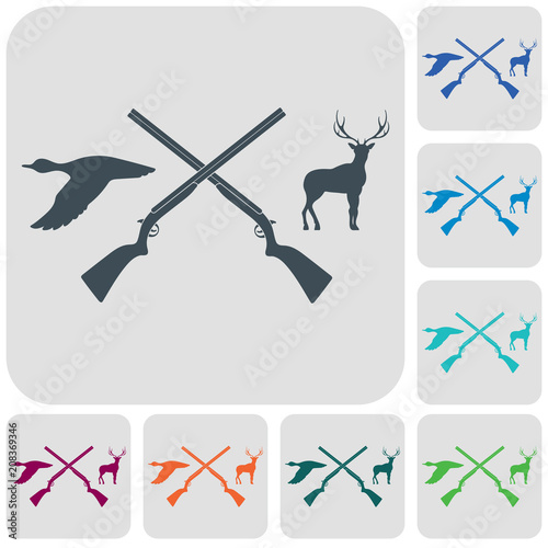 Hunting club logo icon