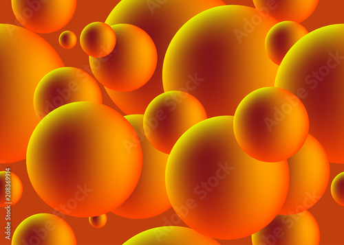 golden gradient spheres