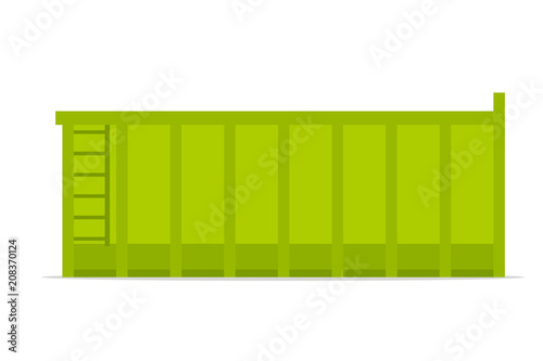 Large roll on off skip