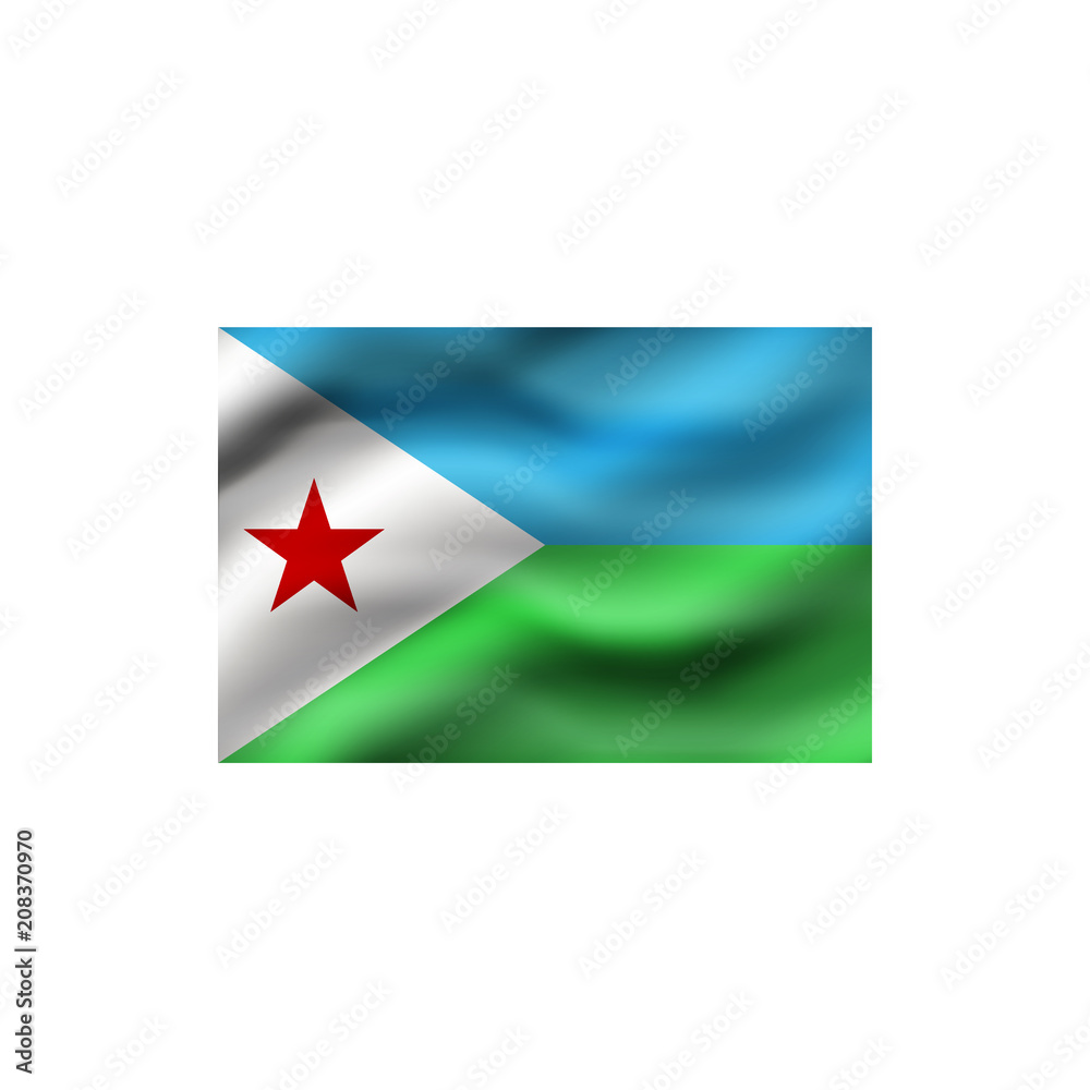 Flag of Djibouti. Flag of Djibouti.