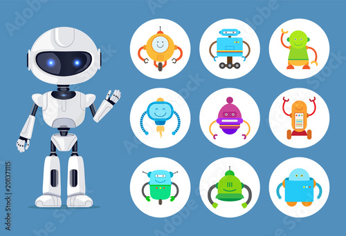 Artificial Intelligence Robot and Mechanic Models