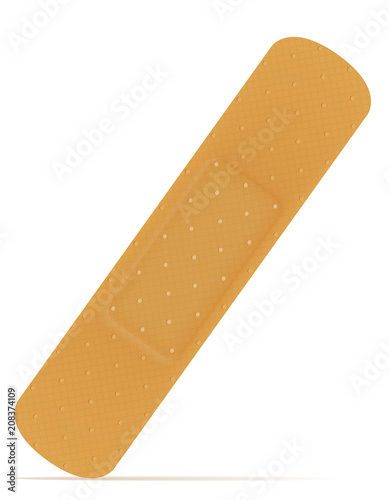 medical plaster for sealing the wounds stock vector illustration
