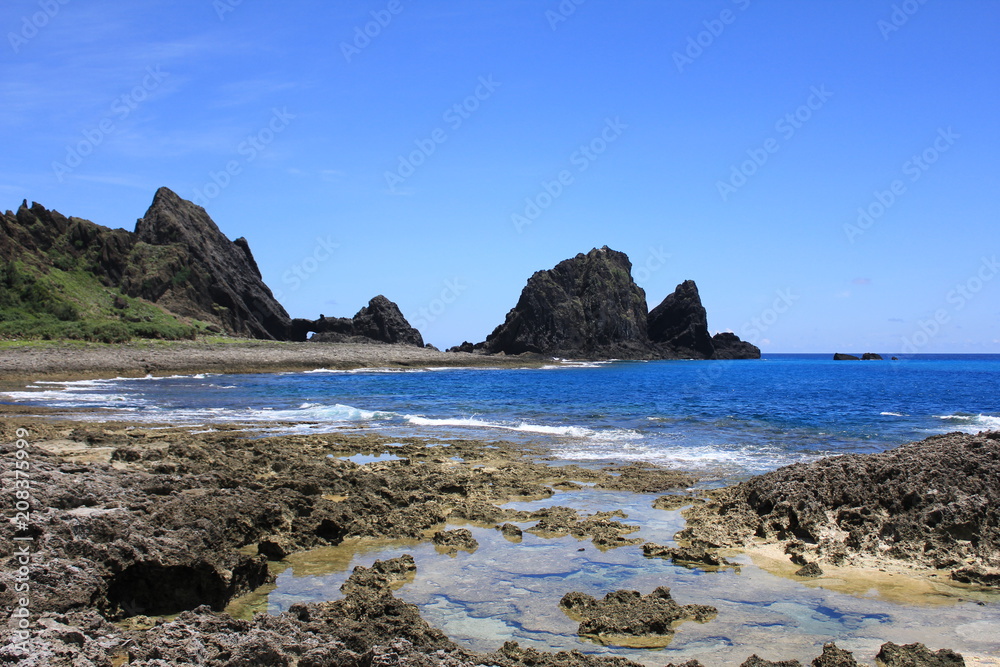 Beach view at Lanyu in Taiwan