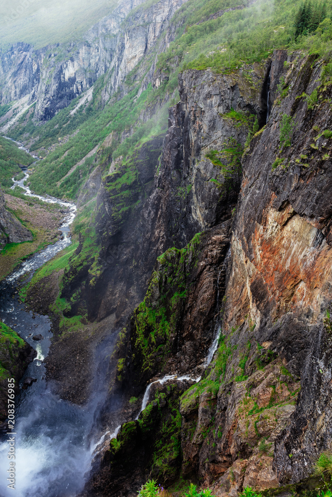 Mabodalen valley in Hordaland, Norway