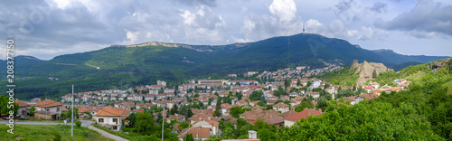 Panorama of the city in the Bulgarian mountains 2