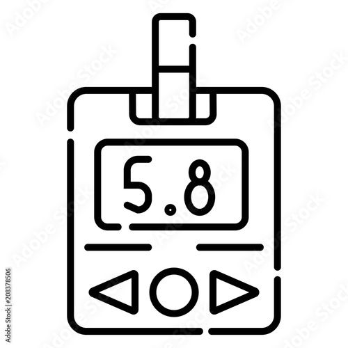 diabetic icon vector