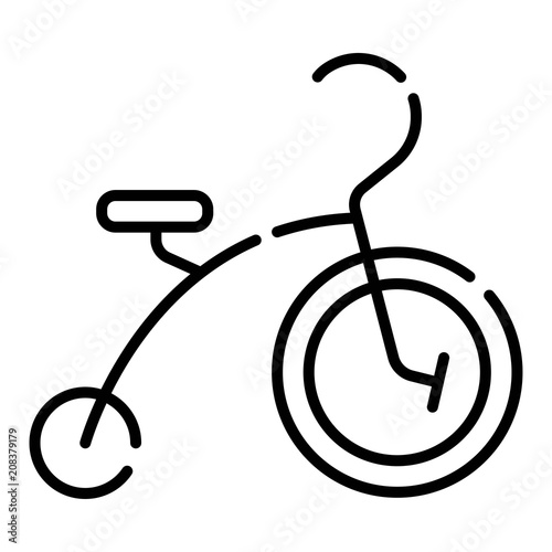 bicycle icon vector