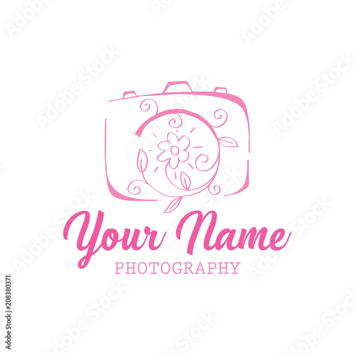 Photo camera logo design