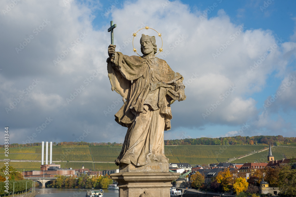 Brückenheiliger Mainbrücke Würzburg