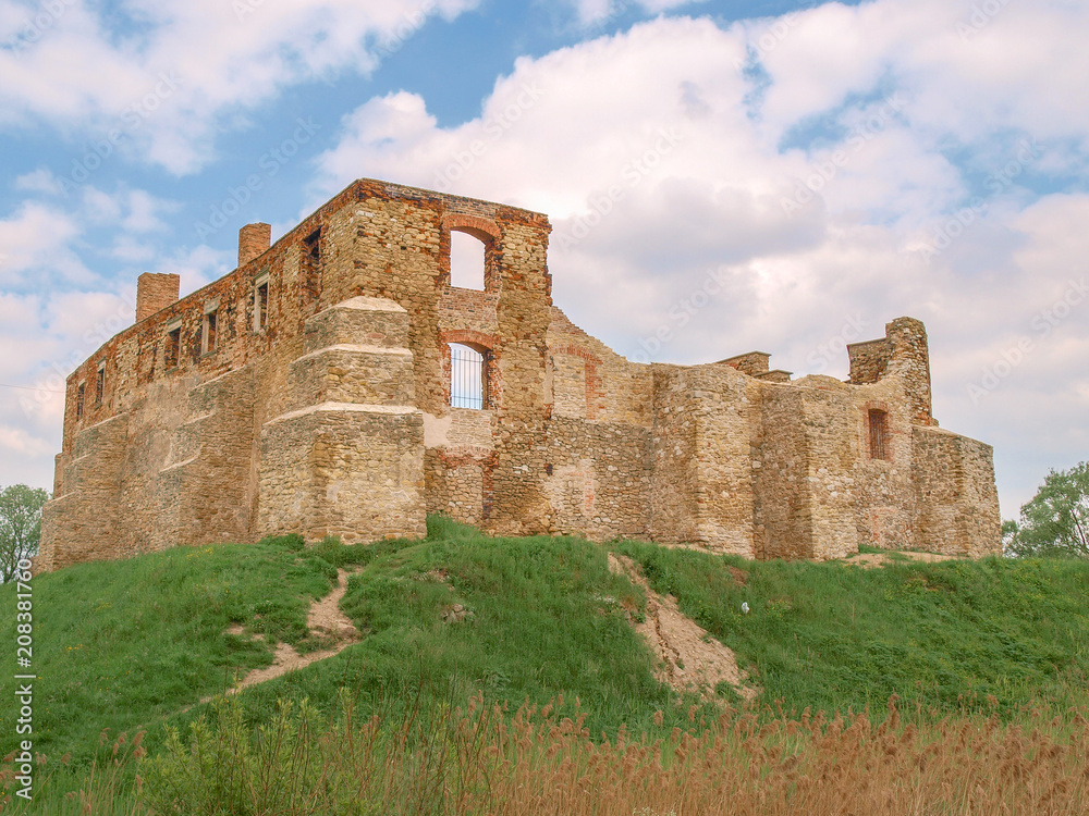 Siewierz Castle - a ruined gothic castle in Poland