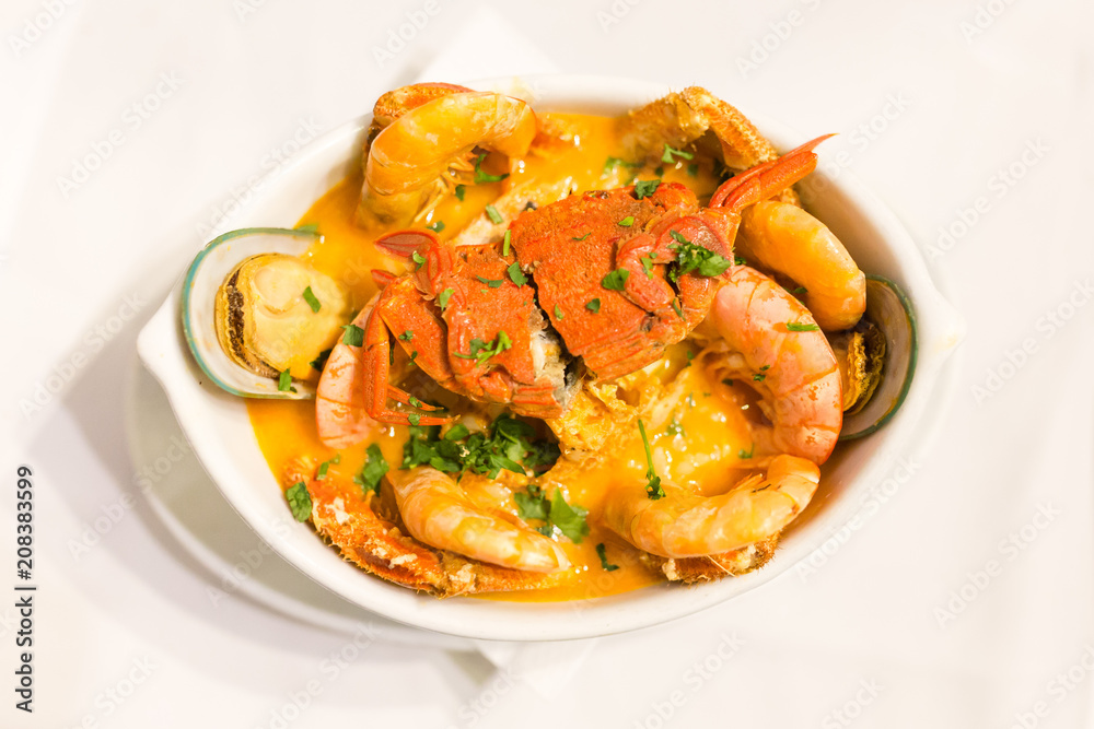 Traditional portuguese dish: Arroz de Marisco (Seafood rice) Traditional portuguese dish: Arroz de Marisco (Seafood rice)