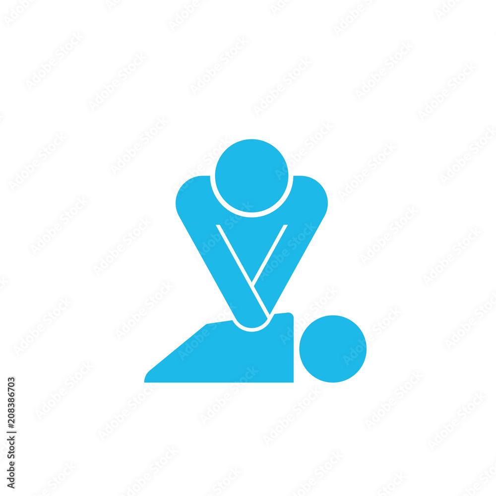 CPR traning icon CPR traning icon