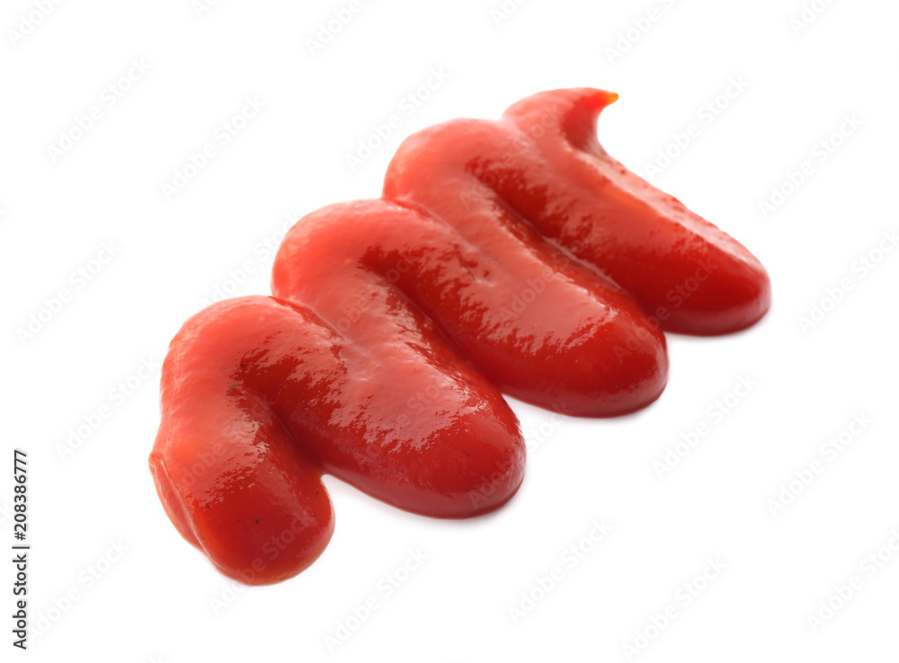 Delicious tomato sauce on white background Delicious tomato sauce on white background