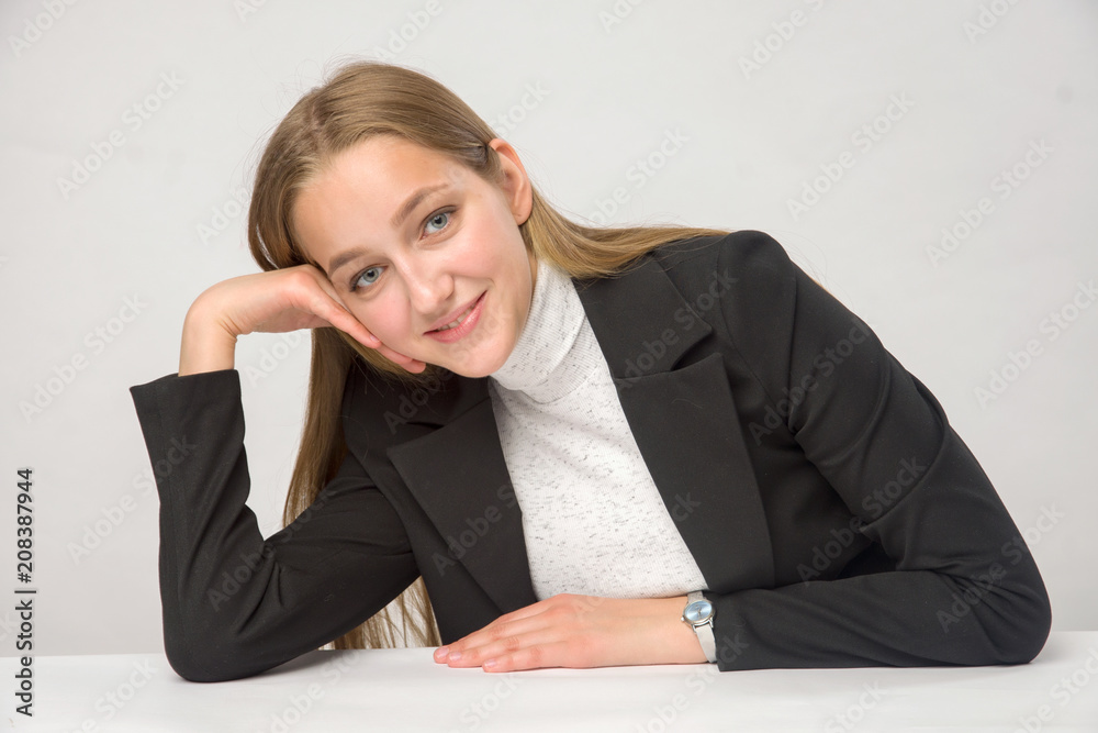 woman work office suit woman work office suit