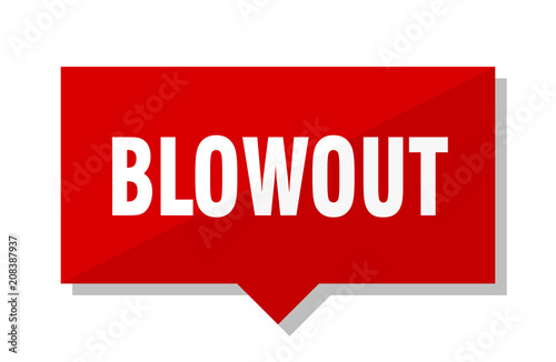 blowout red tag
