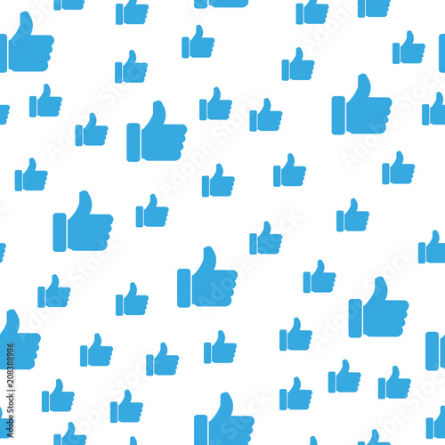 Seamless background with hands and finger icons for your design