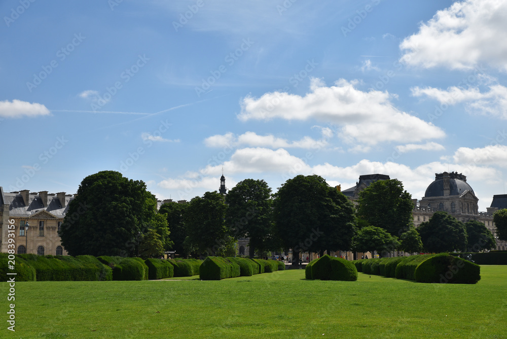 Jardin des Tuileries à Paris, France